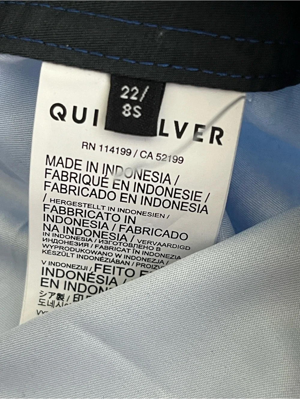 QuickSilver Boys Board Shorts Size 22